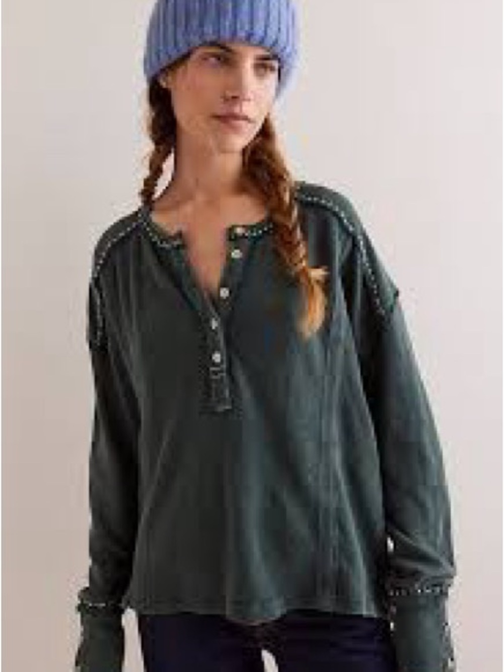 Free People Taylor Henley tunic size x-sm